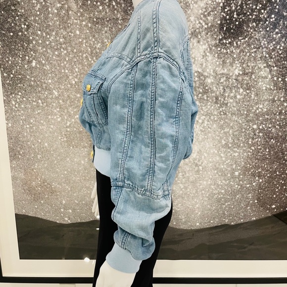 π HP π Balmain Chambray Bomber - Picture 6 of 12